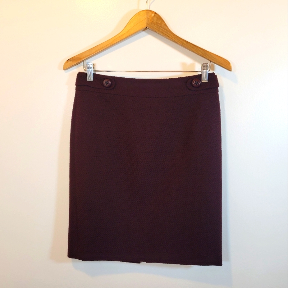 Ann Taylor Burgundy Women's Skirt